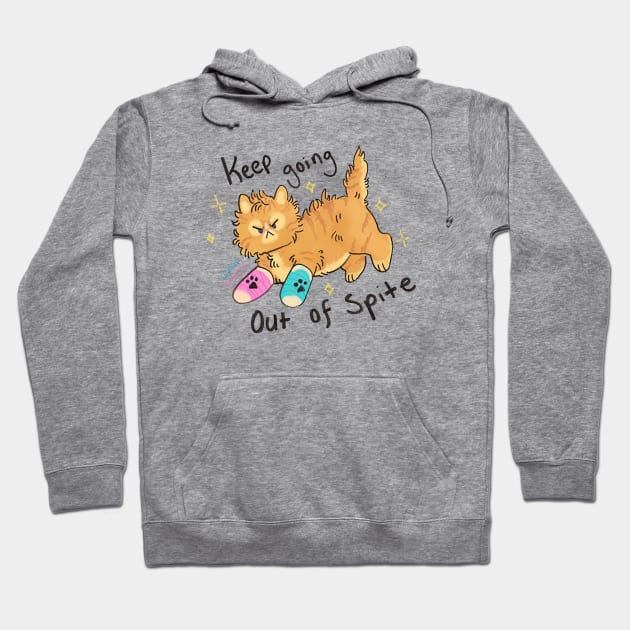 Tater Tot Cat Grrr Hoodie by shieldjohan